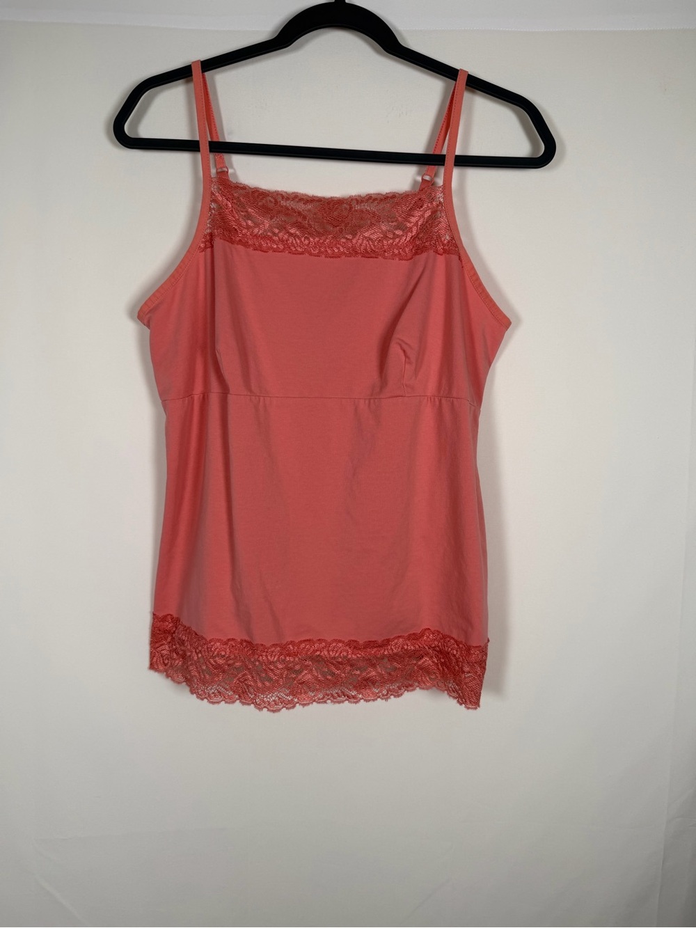 Y2K Apt. 9 Coral Lace-Trim Slip Layering Cami